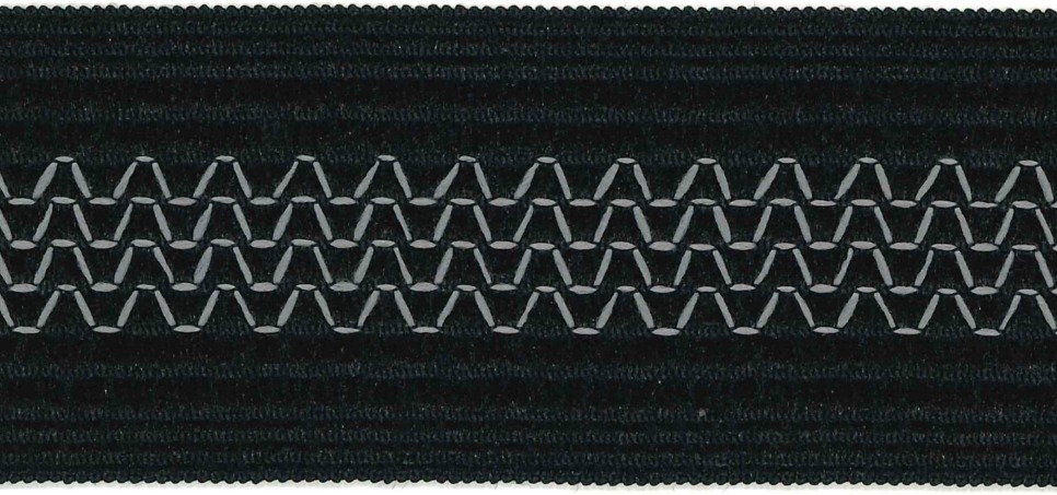 4 Band Sound Wave Knit (Black/White)